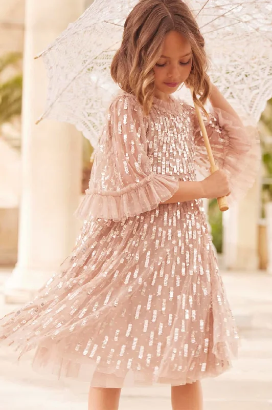 Instant Discount Sequin Dash Kids Dress