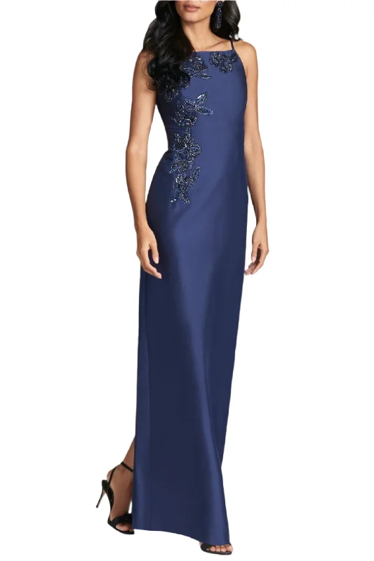 Unbeatable Prices Embellished Pryce Gown in Night Sky