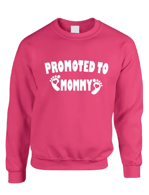 Great Bargains Adult Sweatshirt Promoted To Mommy To Be Baby Gift New Born Top