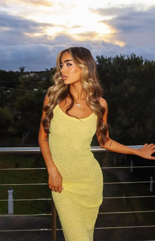 Special Price Ezra Yellow Maxi Dress