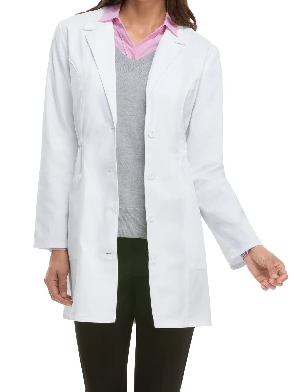 Big Savings Women's Three-Pocket 34" Mid-Length Lab Coat