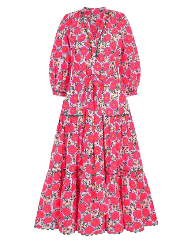 Weekend Deal Neon Poppy Marina Dress