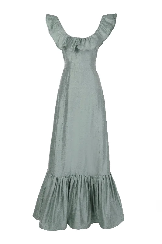 Season Finale Sale The Camille Dress in Sage