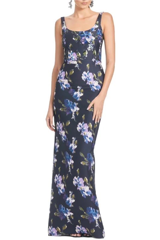 Bargain Blast Lana Gown in Midnight Corsage