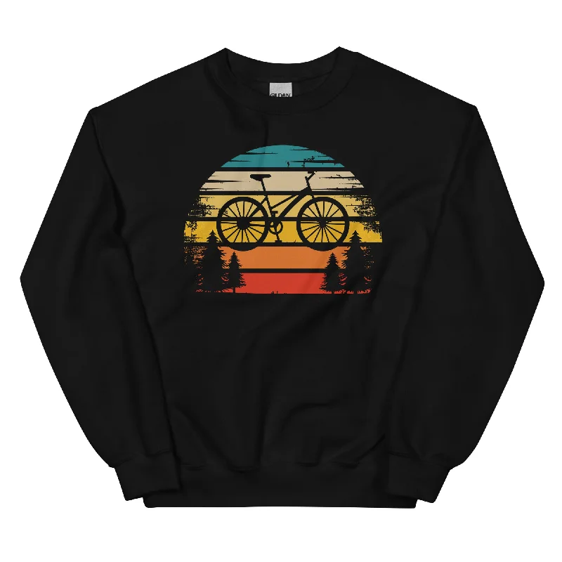 Retro Sonne und Fahrrad - Sweatshirt (Unisex)