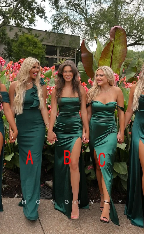 Final Sale HB046 - Sexy Satin Fitted Different Styles Cheap Prom Party Bridesmaid Dress Final Sale HB046 - Sexy Satin Fitted Different Styles Cheap Prom Party Bridesmaid Dress