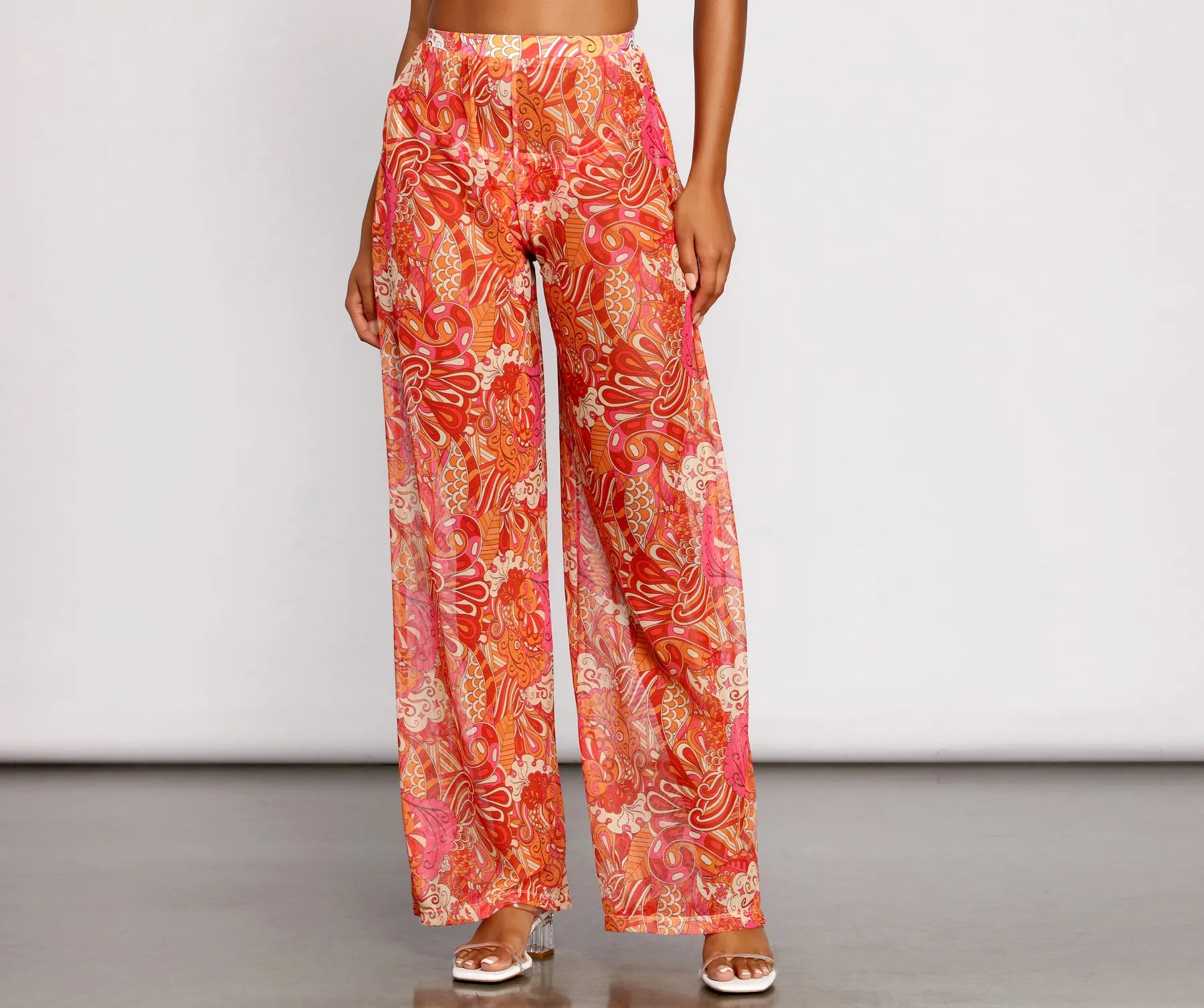 Bohemian Dreams Flared High Waist Pants