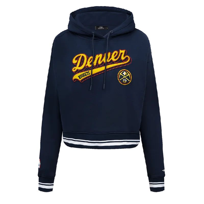 Exclusive Savings SUDADERA CON GORRO NBA DENVER NUGGETS SCRIPT TAIL PARA MUJER