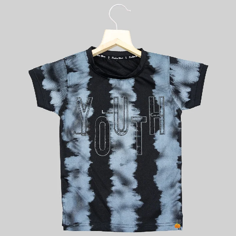Don't Wait Grey Shaded T-shirt for Boys