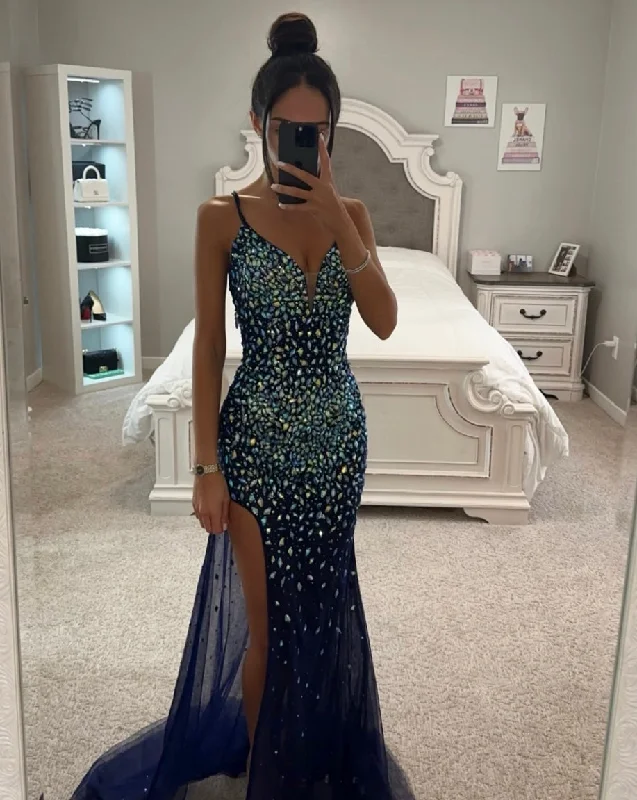 Act Now EMBELLISHED FITTED LAYERED TULLE GOWN