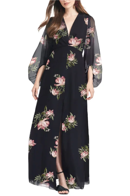 Now or Never Jenny Gown in Noir Blossom