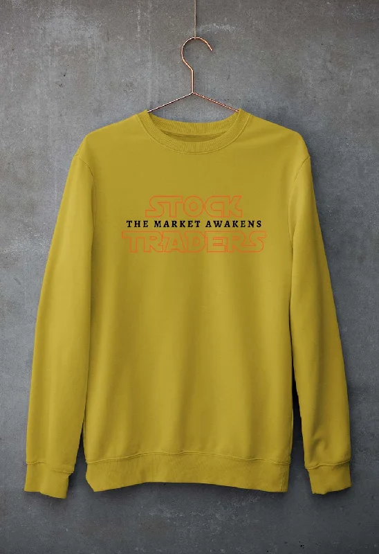 Year-End Sale Share Market(Stock Market) Unisex Sweatshirt for Men/Women