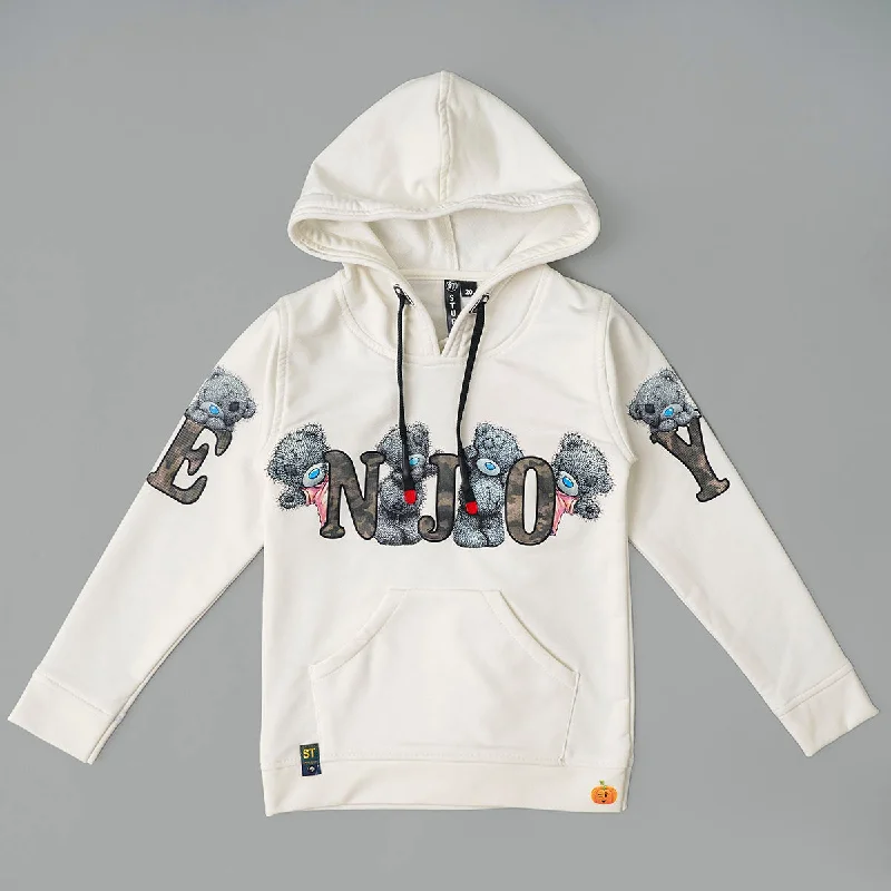Markdowns Cream & Lemon Hoodie Style T-shirt for Boys