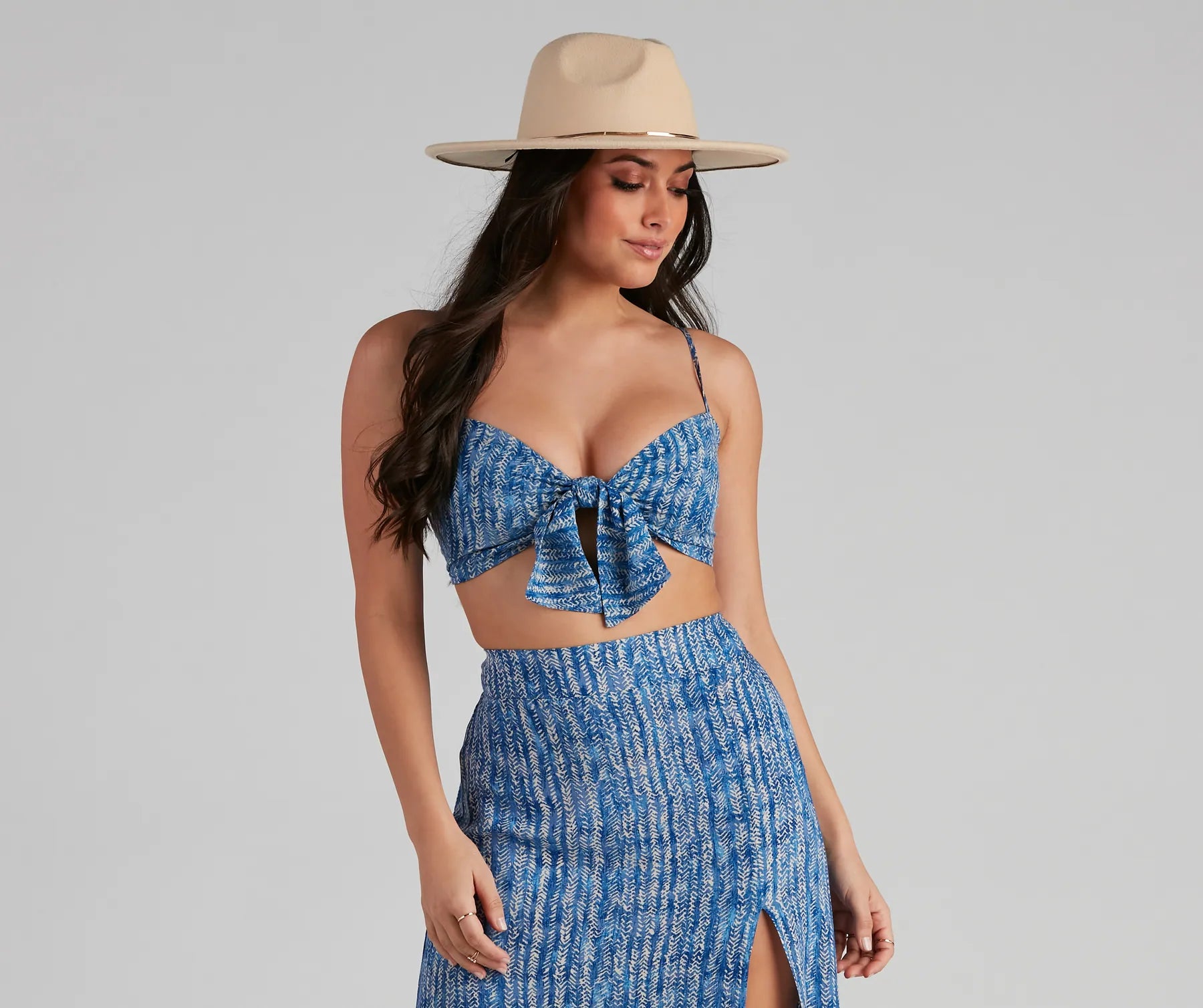 Girl's Trip Boho Tie-Front Top