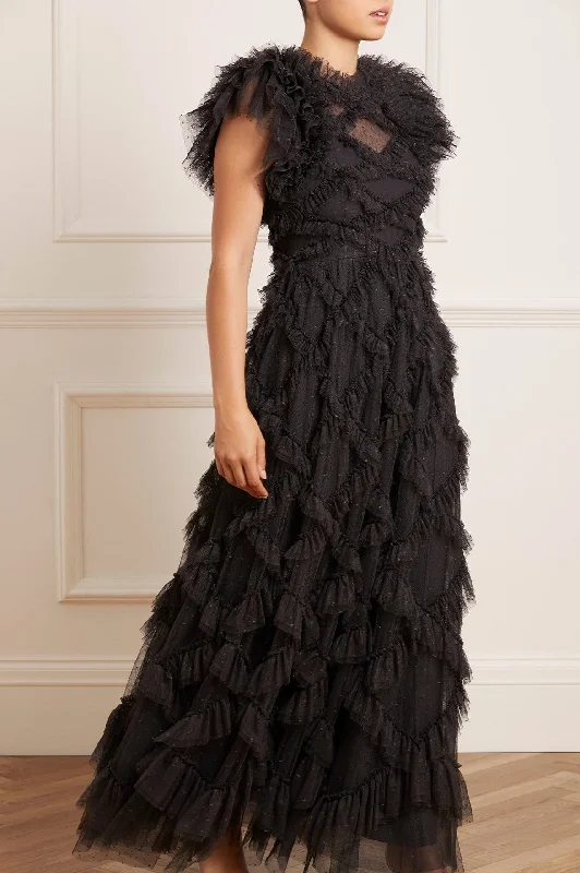 Bargain Prices Genevieve Ruffle Gown