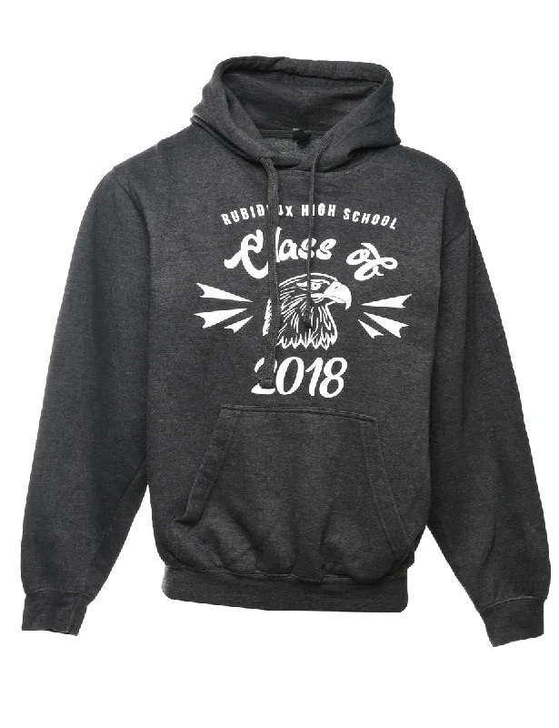 Holiday Sale Tultex Rubidoux Class Of 2018 Printed Hoodie - L