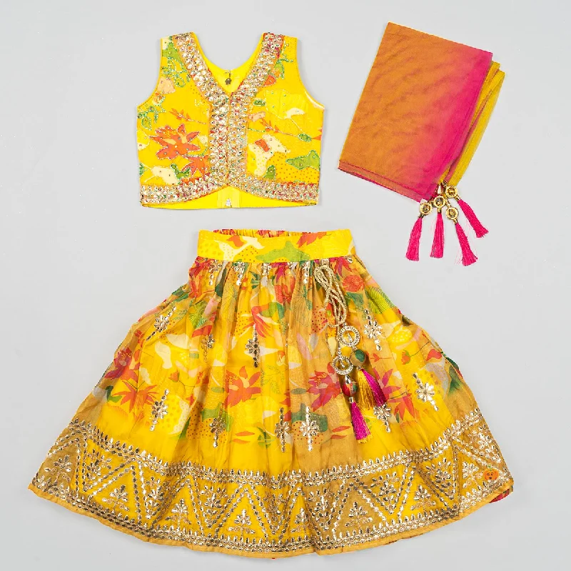 Limited Availability Digital Printed Girls Lehenga Choli