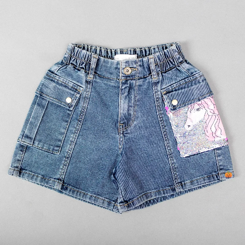Limited Time Unicorn Design Girls Shorts
