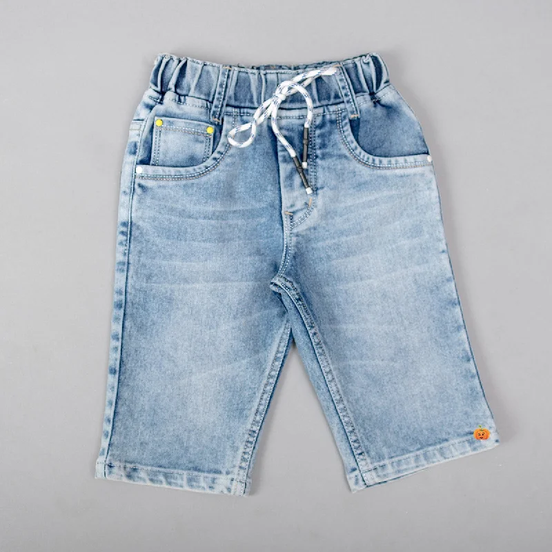 Hurry In Elastic Waist Boys Capri