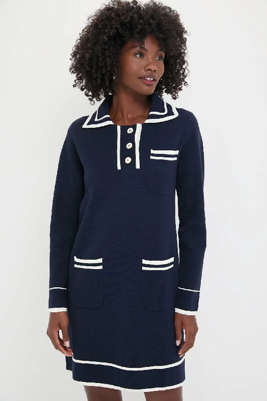 Navy Eleonora Dress