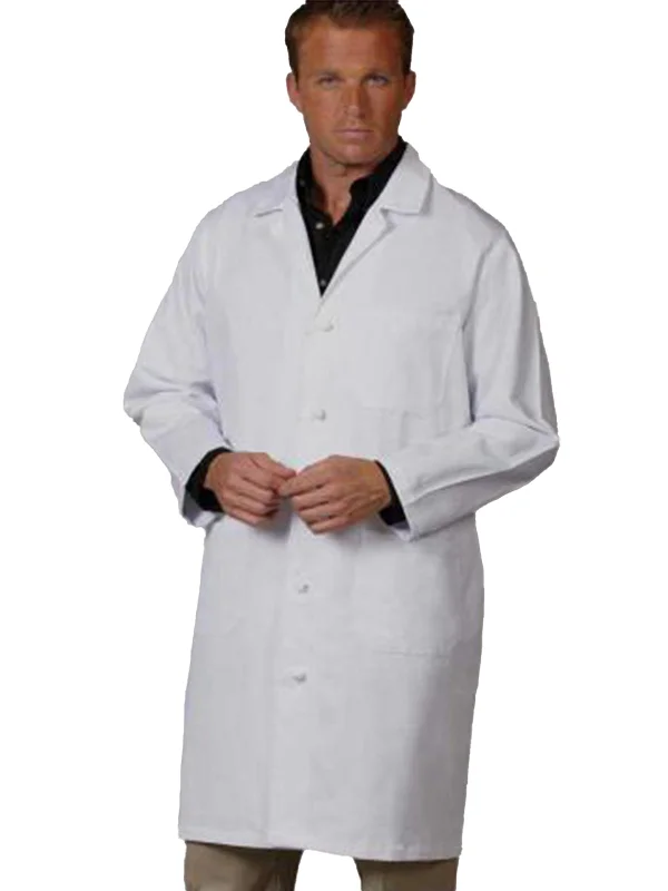Deal Zone Unisex 41" Knot Button Lab Coat