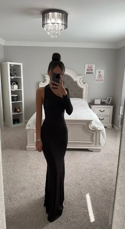 Limited Stock ONE SLEEVE ASYMMETRICAL GOWN