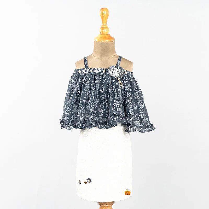 Midnight Madness Off-Shoulder Midi for Girls