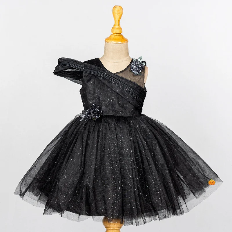 Epic Deals Sparkling Net Frock for Girls
