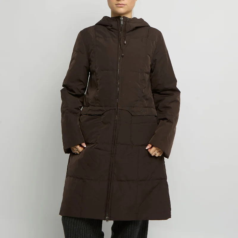 Super Sale Heavy Padded Puffer Trench Coat - UK 10