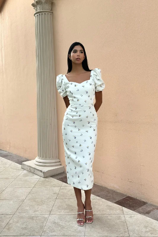 Price Buster Sweetheart Midi Dress