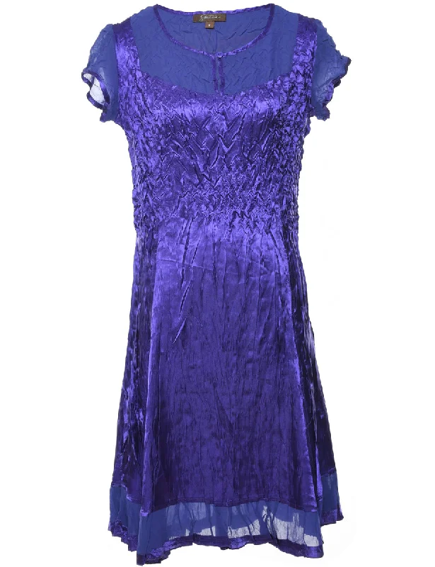 Price Blitz Purple Dress - M