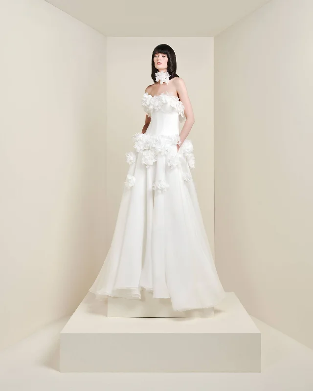 Lowest Price VRM435 – ROMANTIC HORTENSIA GARDEN A-LINE