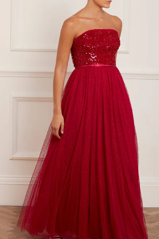 Inventory Reduction Tempest Strapless Bodice Gown