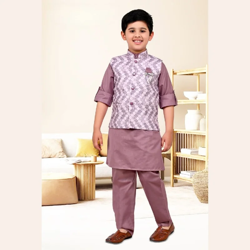 Bargain Prices Onion Printed Boys Kurta Pajama
