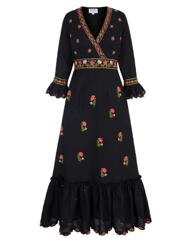 Doorbuster Deal Zaari Embroidery Anya Dress