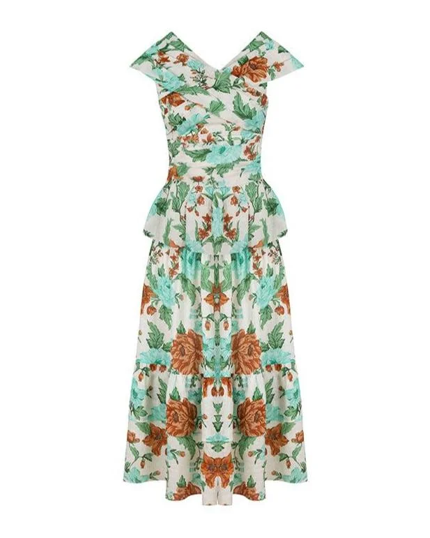 Final Markdown Lily Top And Skirt Set Green