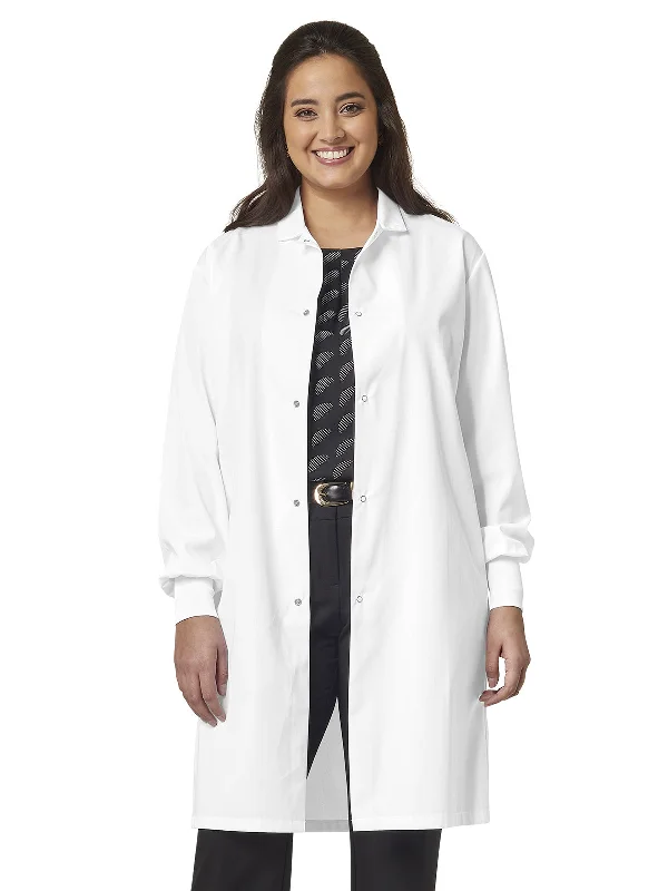 Reduced Prices Unisex Pocketless 41" Full-Length Snap Front Lab Coat