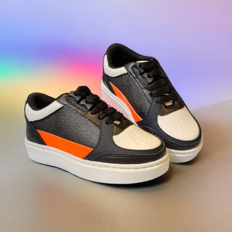 Epic Deals Black & White Boys Sneakers