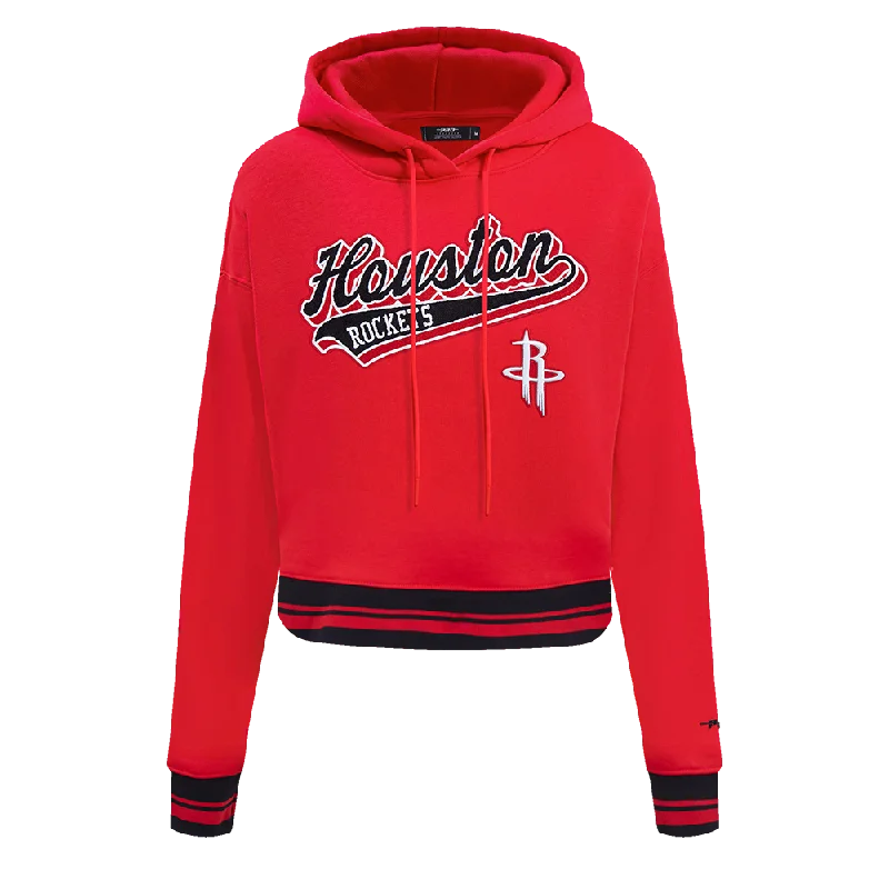 Clearance Sale SUDADERA CON GORRO NBA HOUSTON ROCKETS SCRIPT TAIL PARA MUJER