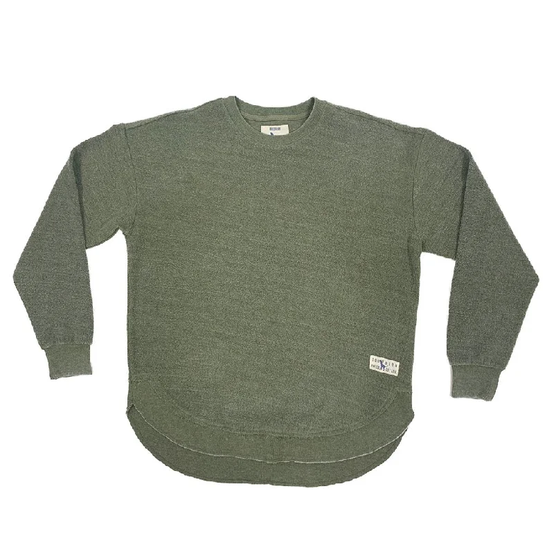 Customer Appreciation Sale Southern Fried Cotton Ladies Jessie Loden Green Sweatshirt SFBRW017-GRN