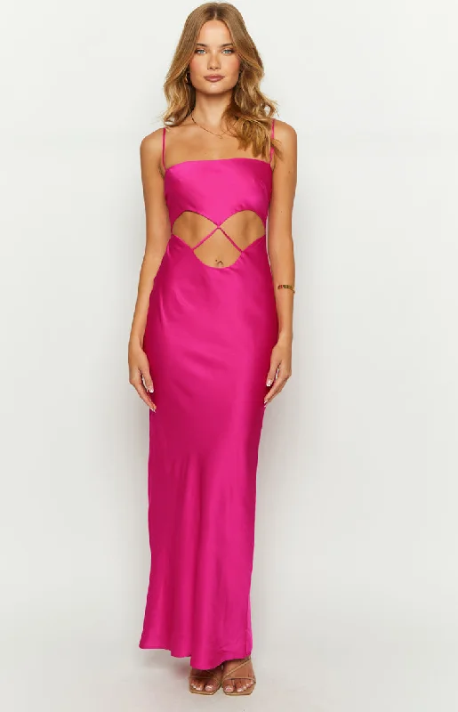 Seasonal Sale Kimmi Pink Maxi Dress
