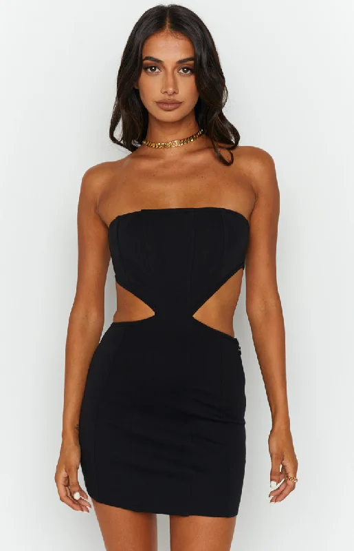 Deal of the Day Meryl Black Mini Dress
