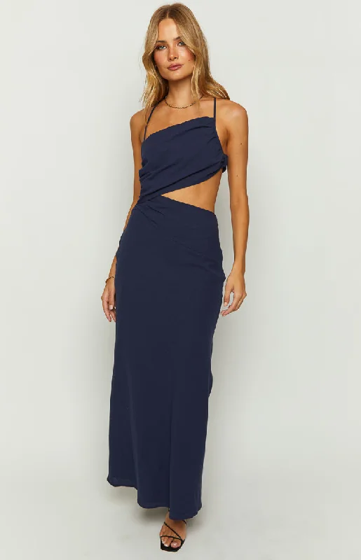Best Bargains Cindy Blue Maxi Dress