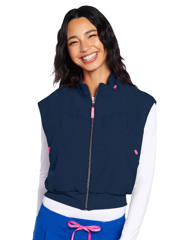 Price Rollback Women's 2-Pocket Cropped Vest