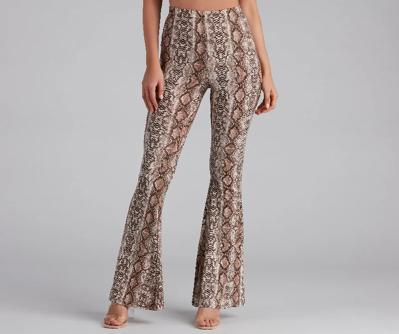 Snake Vibes Flare Pant