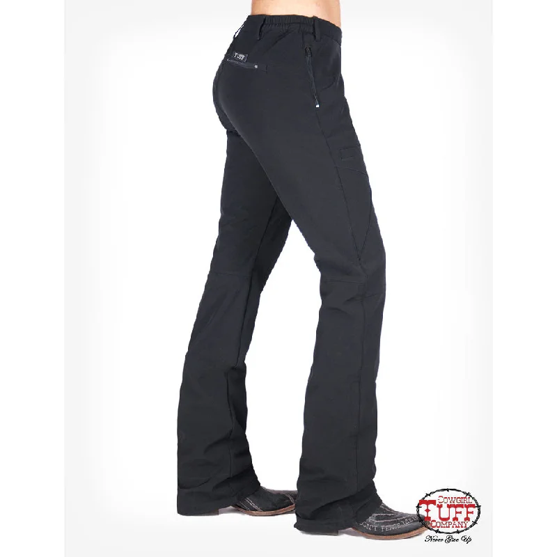 Time-Limited Offer Cowgirl Tuff Black Outerwear Pants