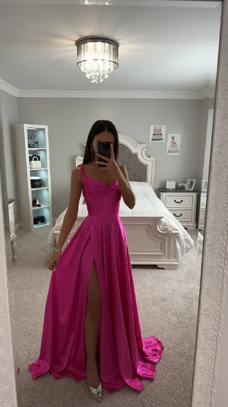 Great Bargains HOT PINK CINDERELLA SATIN GOWN