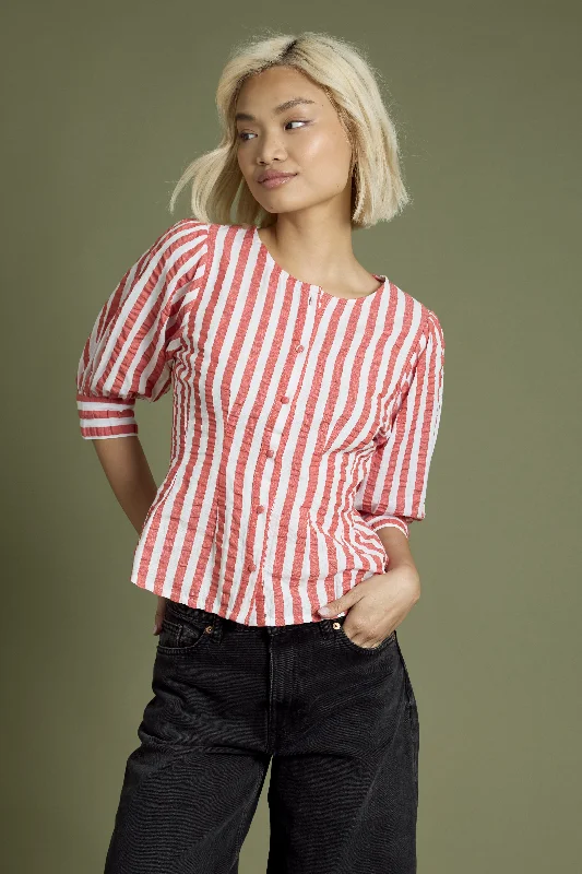 Deal Dash Ruby Stripe Blouse