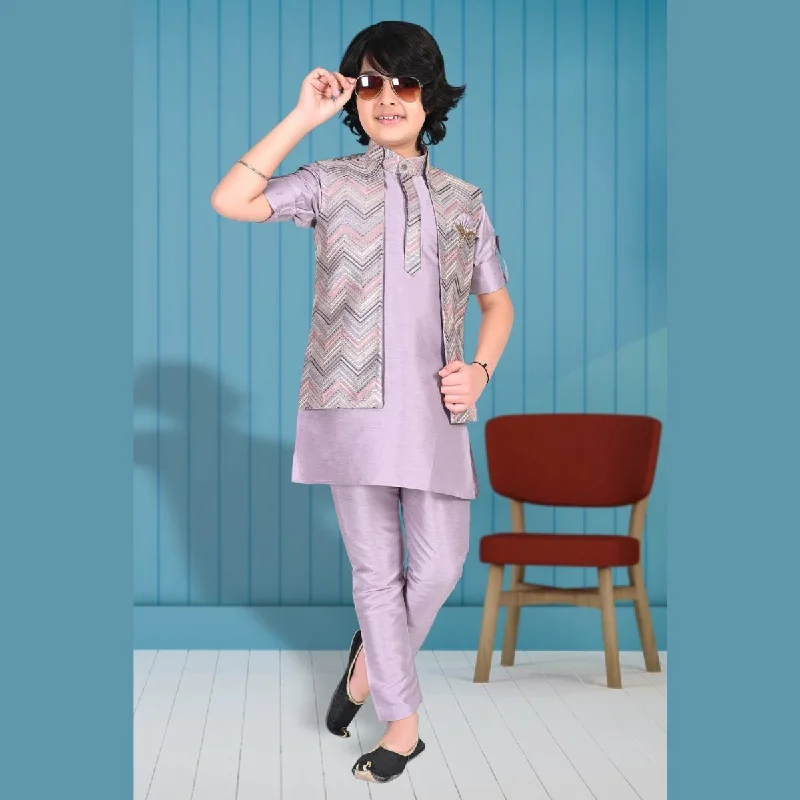 Blowout Sale Onion Kurta Pajama for Boys with Jacket