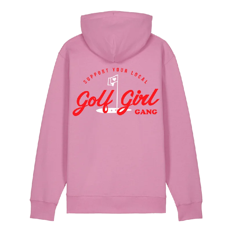 Unmissable Offer Bunker Woman Girl Gang Hoodie Pink